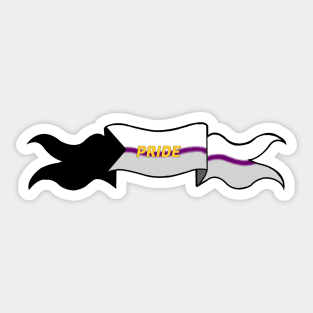 demisexual pride banner Sticker